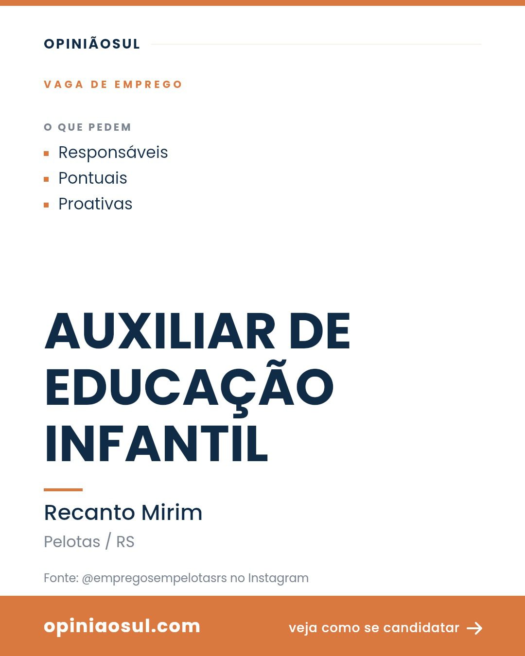 Sala de aula da Escola de Educação Infantil Recanto Mirim em Pelotas