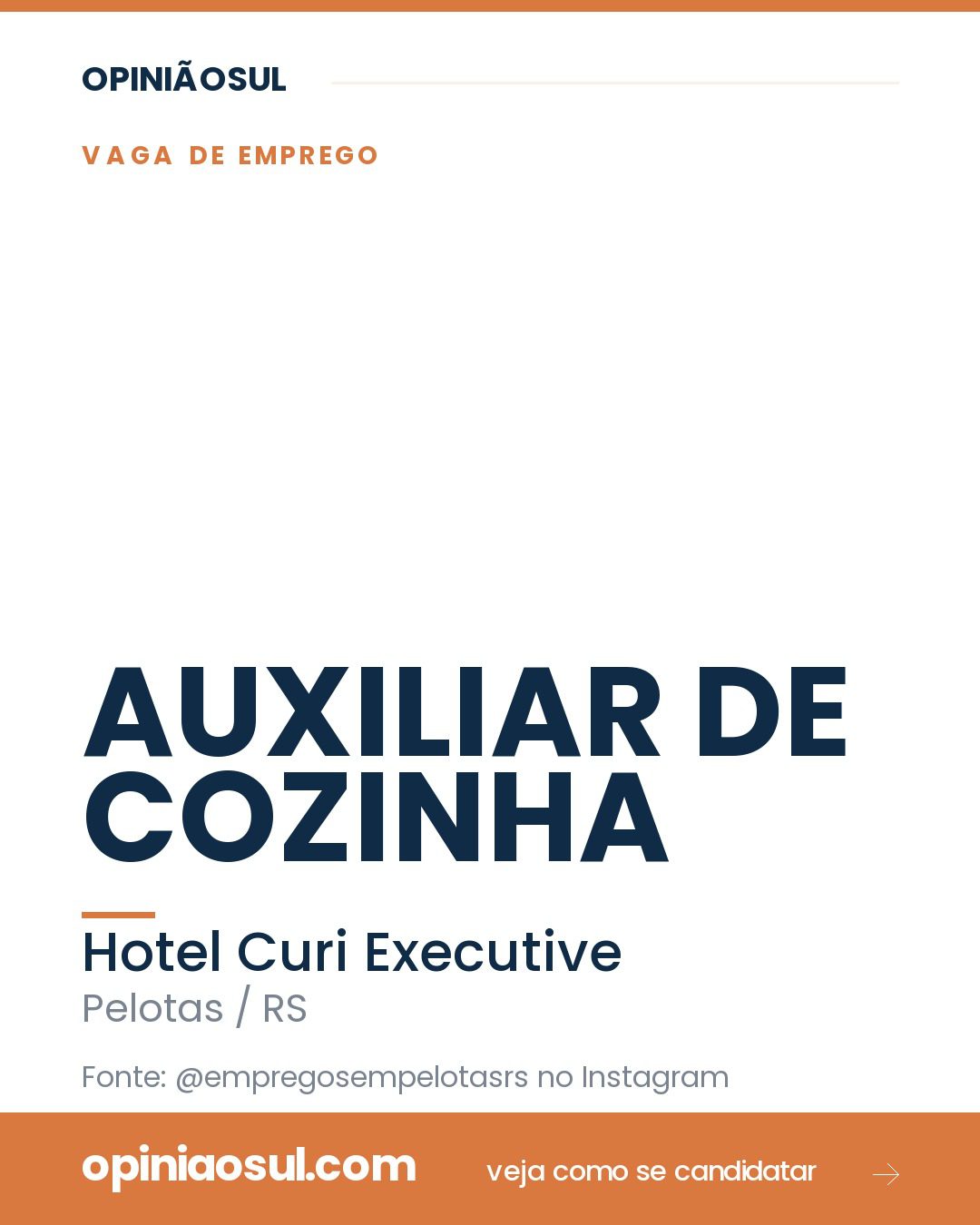 Auxiliar de cozinha trabalhando em um restaurante de hotel em Pelotas