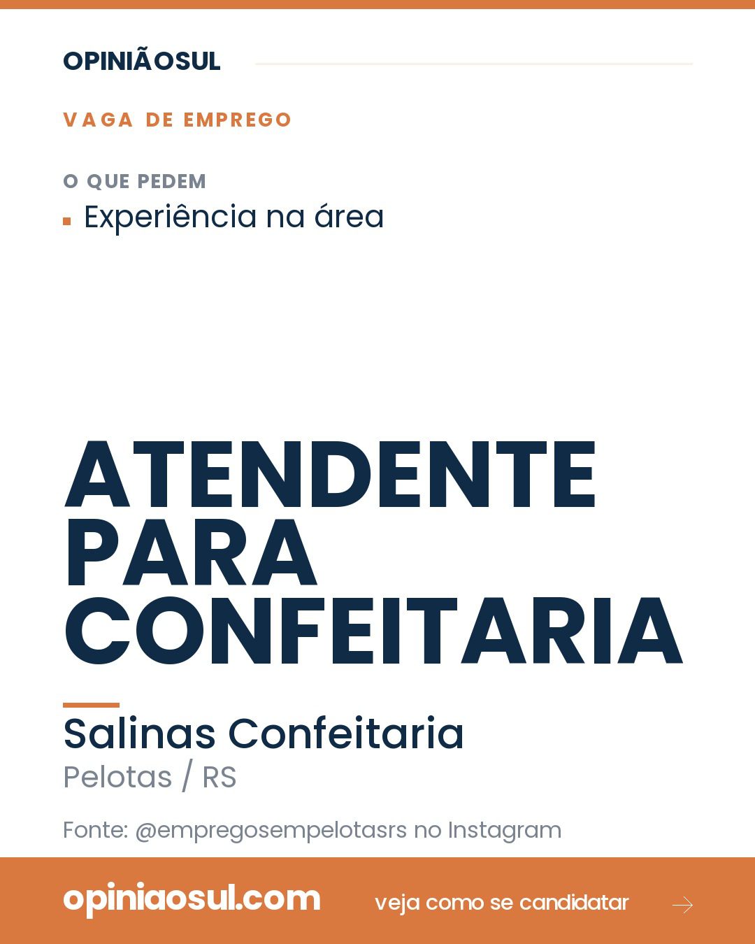Atendente atrás do balcão de uma confeitaria em Pelotas
