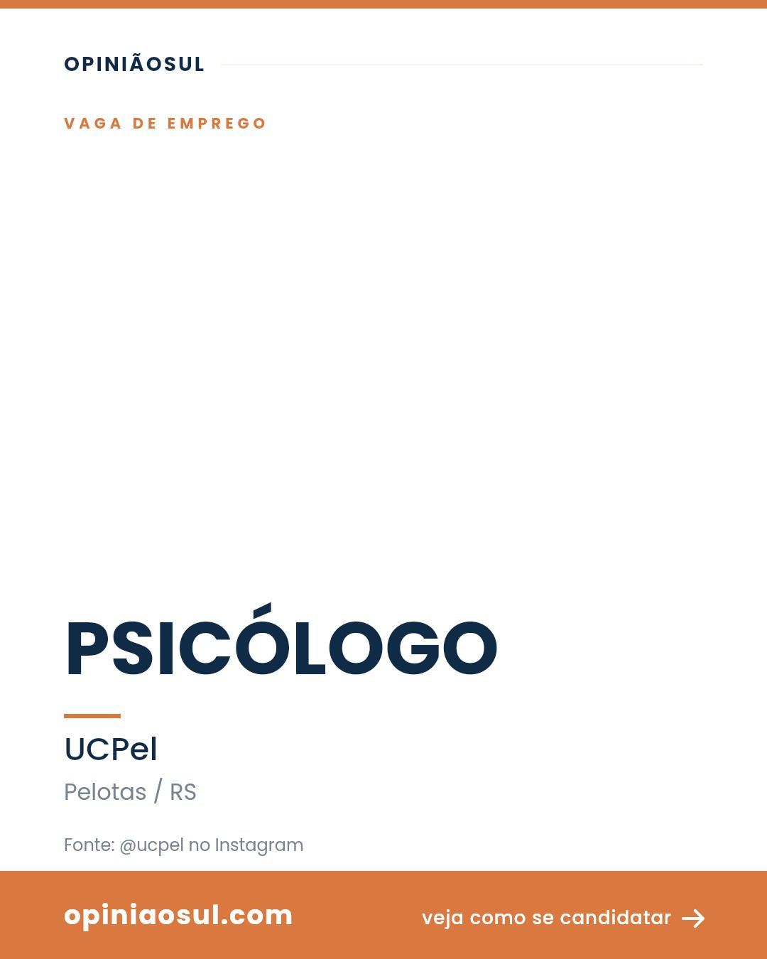 Logotipo da UCPel ilustrando a vaga de Residência em Psicologia em Pelotas