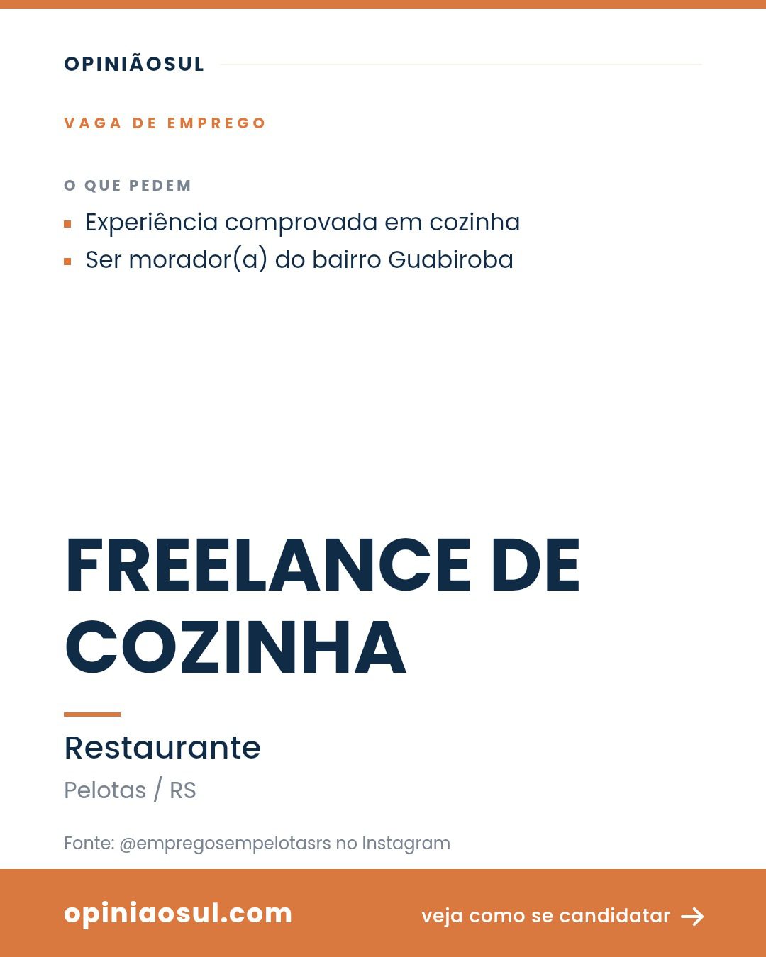 Pessoa trabalhando na cozinha de um restaurante em Pelotas.