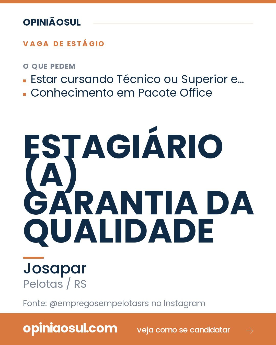 Fachada da empresa Josapar em Pelotas